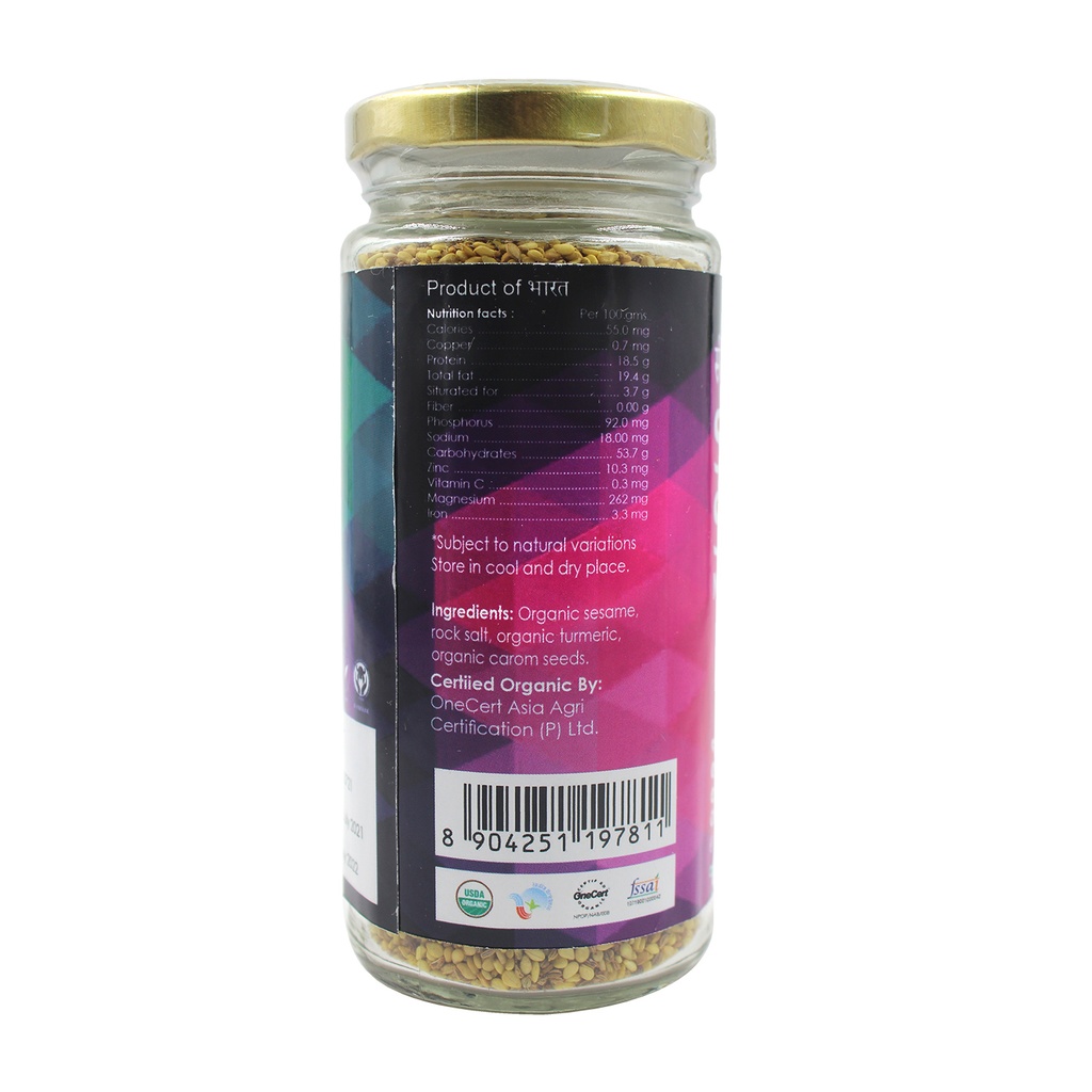 Sidha Kisan Se Organic Salted Sesame Mouth Freshener (Til) 125gm