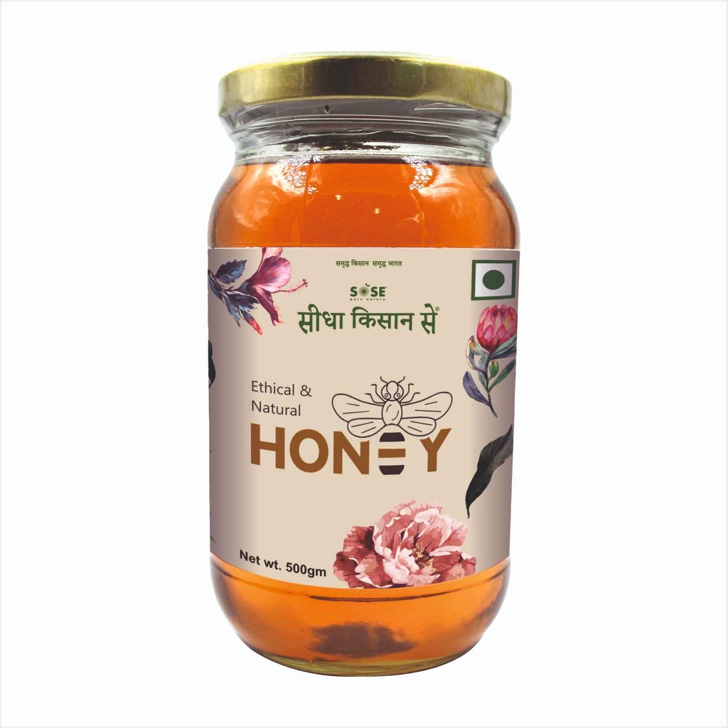 Sidha Kisan Se Organic Honey 500g