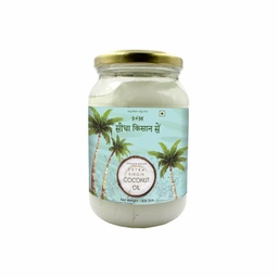 Sidha Kisan Se Organic Extra Virgin Coconut Oil (Nariyel) 425gm
