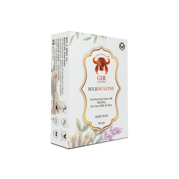 GIR Milk and Mulethi Herbal Soap 80g